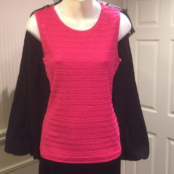 🛍2 for$30🛍NWOT Pink textured slip on sleeveless top - Picture 1 of 2